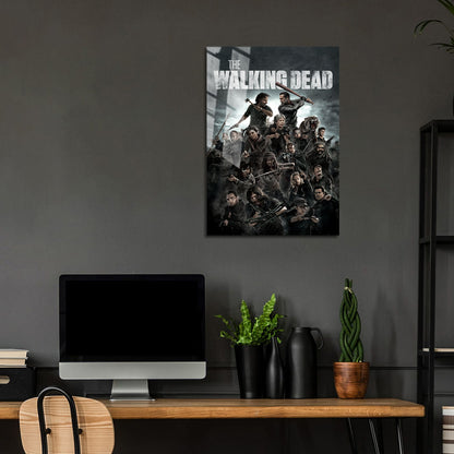 Flex Designs Metal Poster The Walking Dead Cover 24 x 36" Home Goods - TV Show 2010 TV Show Metal Poster