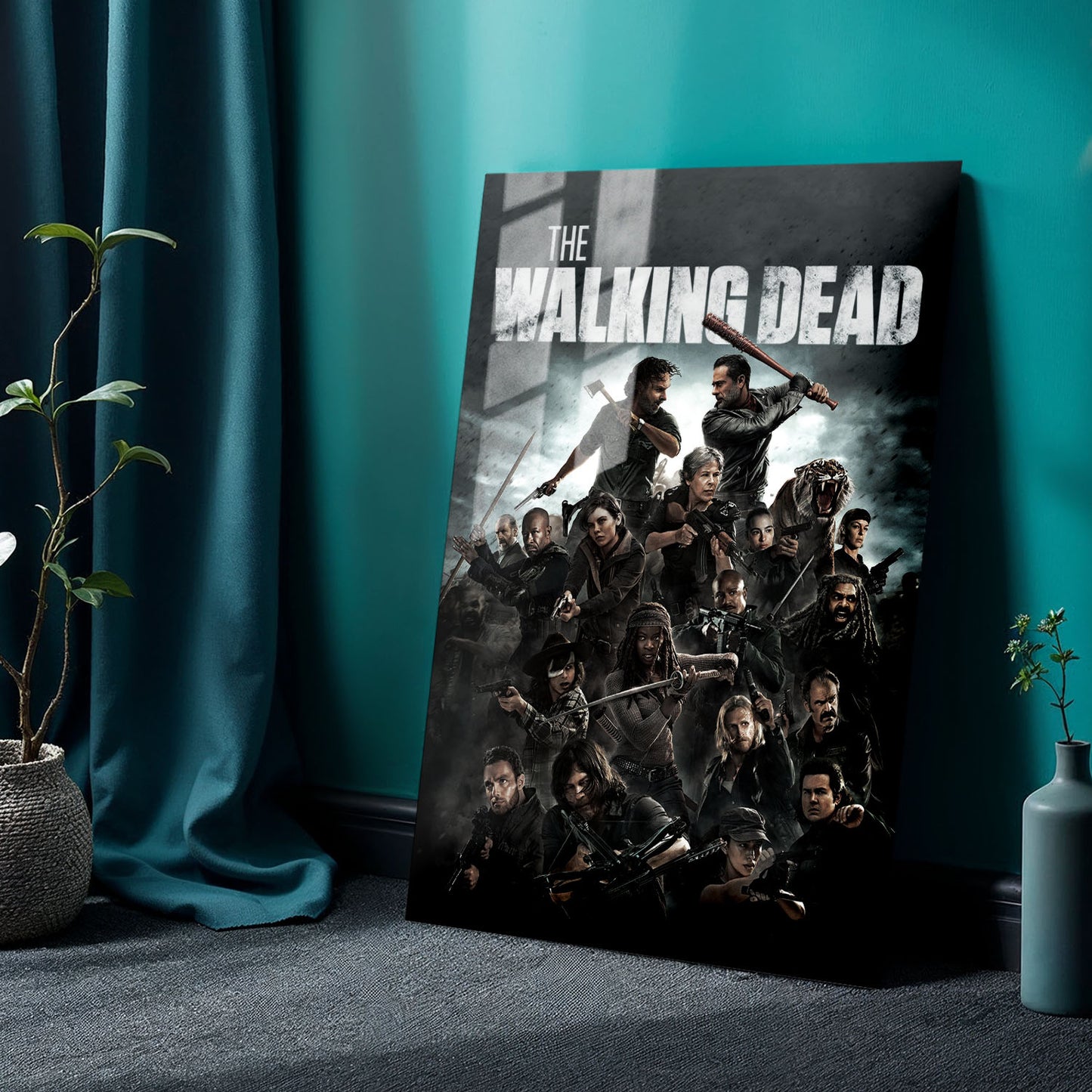 Flex Designs Metal Poster The Walking Dead Cover 24 x 36" Home Goods - TV Show 2010 TV Show Metal Poster