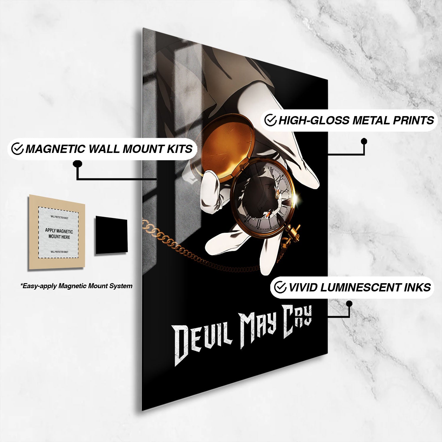 Flex Designs Metal Poster Devil May Cry 16 x 24" Home Goods - TV Show 2025 TV Show Metal Poster