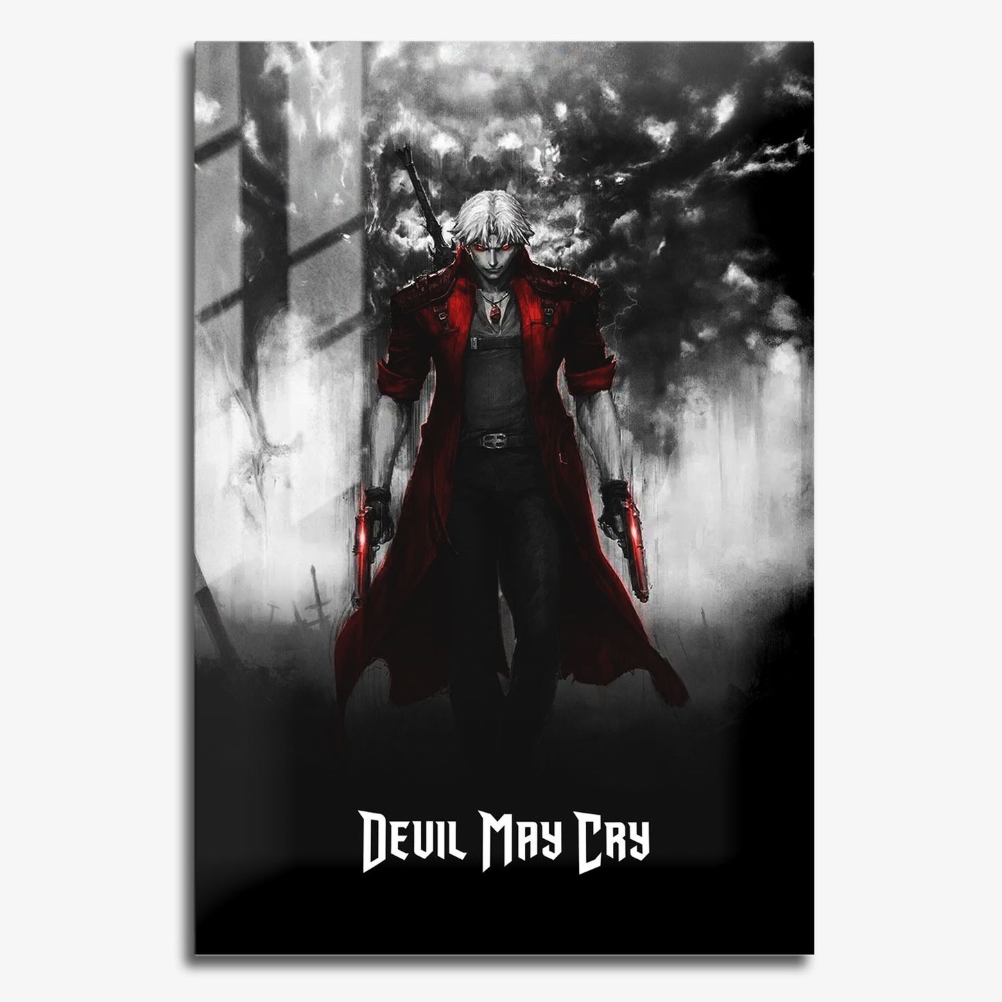 Flex Designs Metal Poster Devil May Cry Noir 11 x 17" Home Goods - TV Show 2025 TV Show Metal Poster