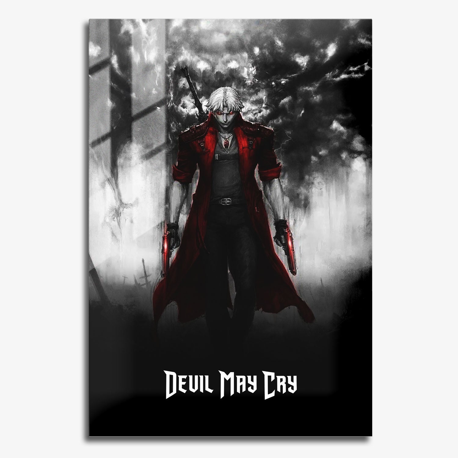 Flex Designs Metal Poster Devil May Cry Noir 11 x 17" Home Goods - TV Show 2025 TV Show Metal Poster