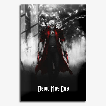 Flex Designs Metal Poster Devil May Cry Noir 11 x 17" Home Goods - TV Show 2025 TV Show Metal Poster