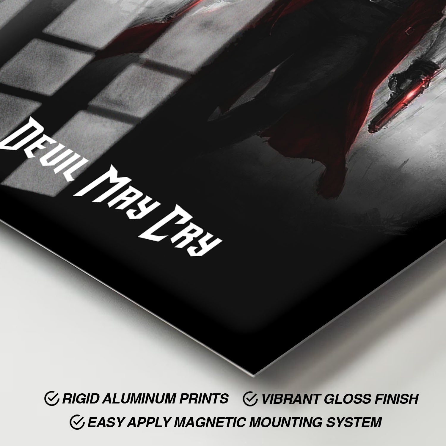 Flex Designs Metal Poster Devil May Cry Noir 11 x 17" Home Goods - TV Show 2025 TV Show Metal Poster