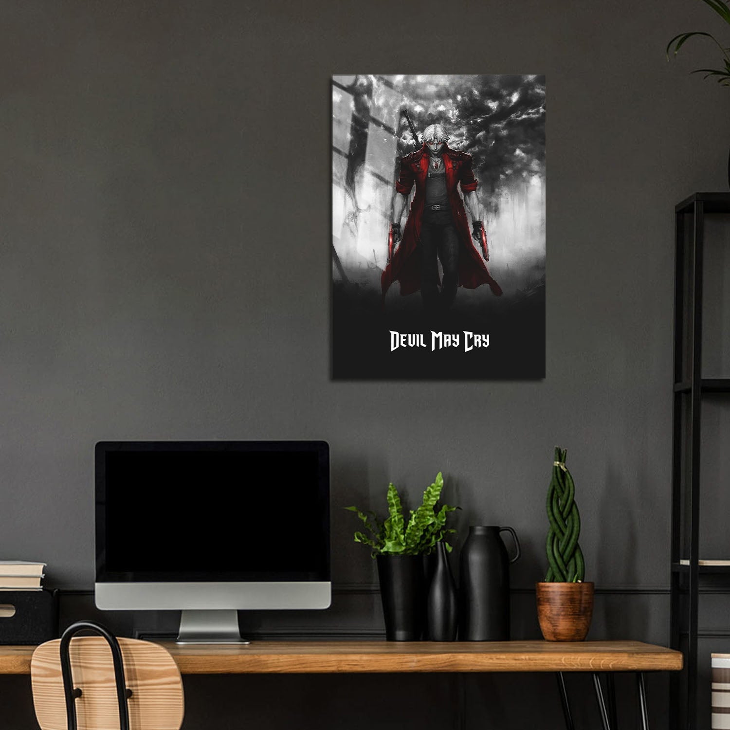 Flex Designs Metal Poster Devil May Cry Noir 24 x 36" Home Goods - TV Show 2025 TV Show Metal Poster