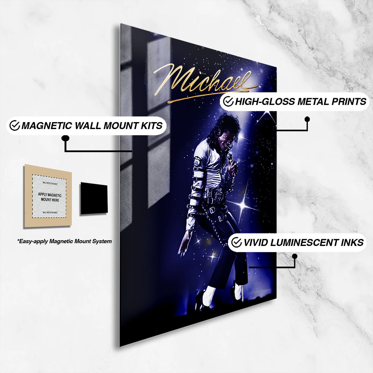 Flex Designs Metal Poster Michael Concert 16 x 24" Home Goods - Movie 2026 Movie Metal Poster