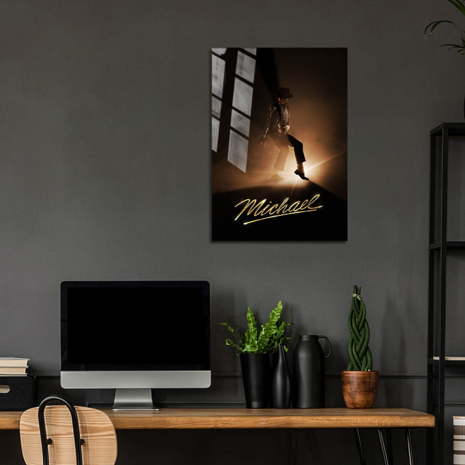 Flex Designs Metal Poster Michael 24 x 36" Home Goods - Movie 2026 Movie Metal Poster