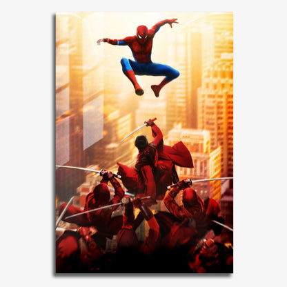 Flex Designs Metal Poster SpiderMan Brand New Day Sketch 11 x 17" Home Goods - Movie 2026 Movie Metal Poster