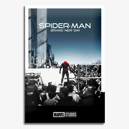 Flex Designs Metal Poster SpiderMan Brand New Day Simple 11 x 17" Home Goods - Movie 2026 Movie Metal Poster
