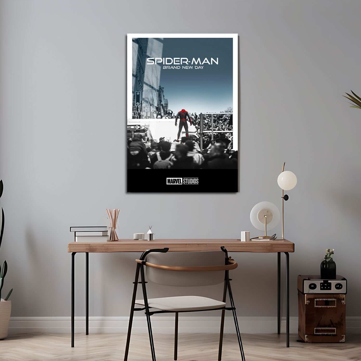 Flex Designs Metal Poster SpiderMan Brand New Day Simple 5 x 7" Home Goods - Movie 2026 Movie Metal Poster