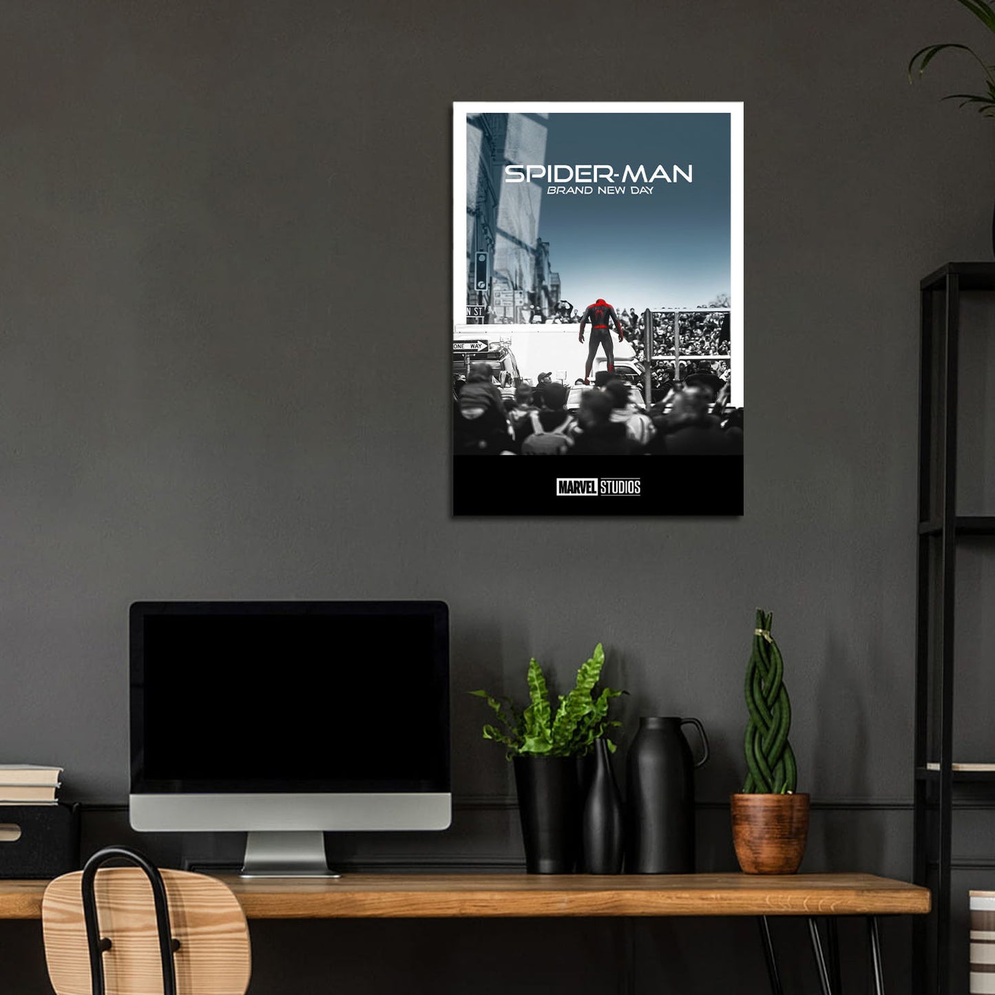 Flex Designs Metal Poster SpiderMan Brand New Day Simple 24 x 36" Home Goods - Movie 2026 Movie Metal Poster