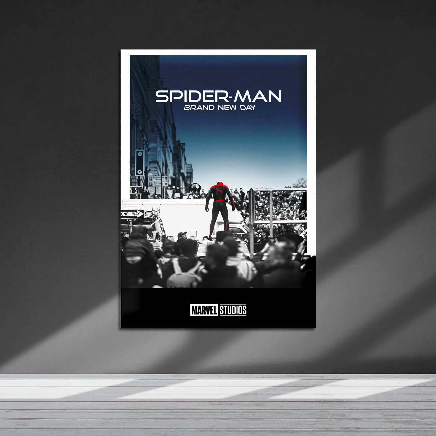 Flex Designs Metal Poster SpiderMan Brand New Day Simple 5 x 7" Home Goods - Movie 2026 Movie Metal Poster