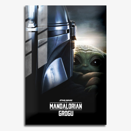 Flex Designs Metal Poster Star Wars The Mandalorian and Grogu Theatrical 11 x 17" Home Goods - Movie 2026 Movie Metal Poster