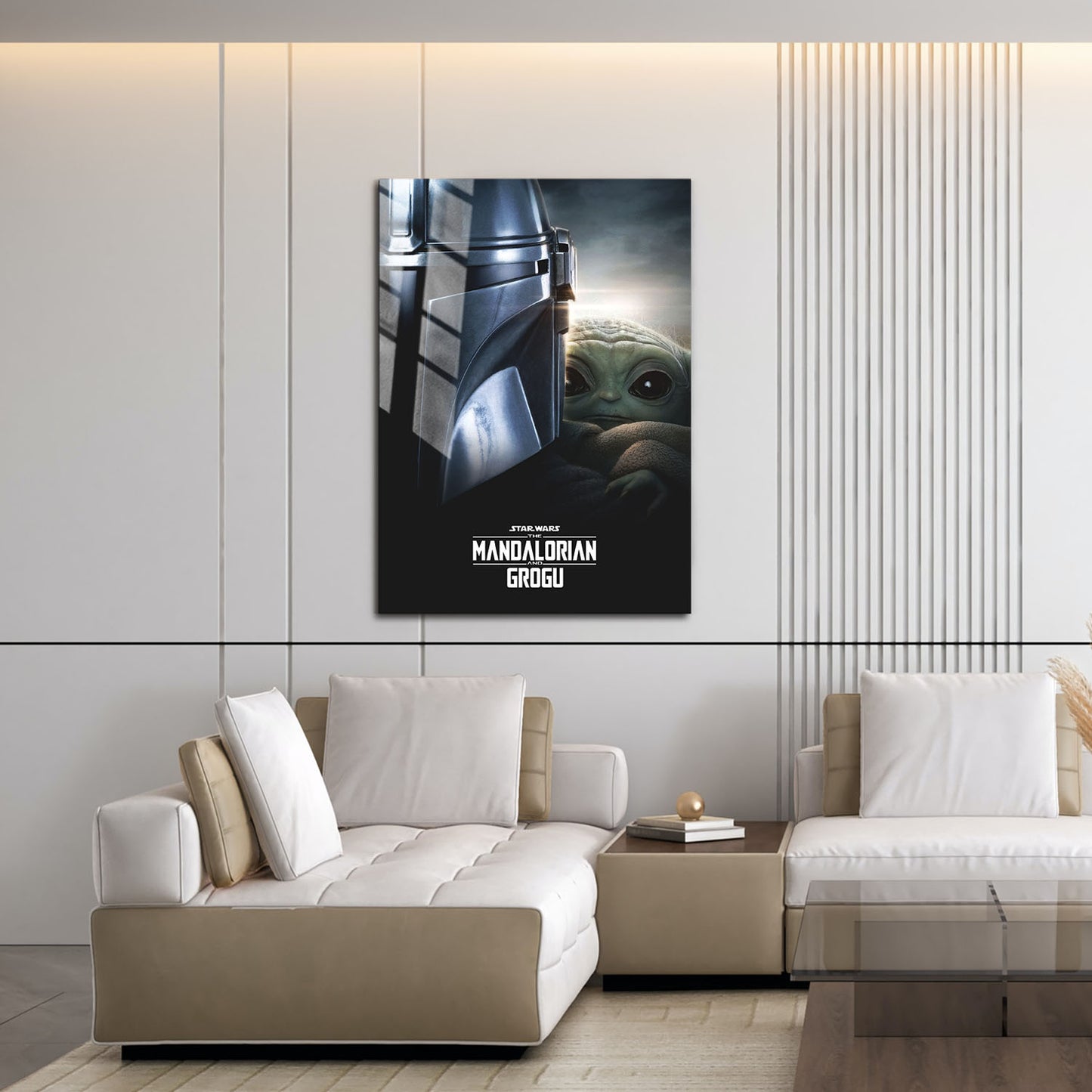 Flex Designs Metal Poster Star Wars The Mandalorian and Grogu Theatrical 16 x 24" Home Goods - Movie 2026 Movie Metal Poster