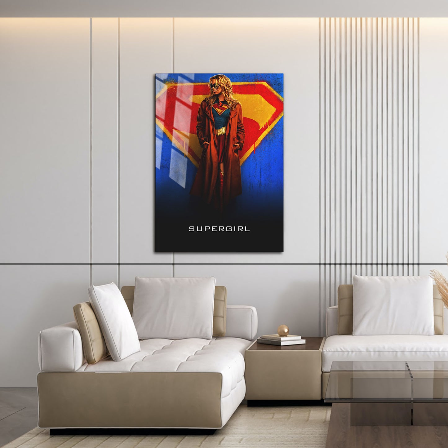 Flex Designs Metal Poster Supergirl Cinematic 16 x 24" Home Goods - Movie 2026 Movie Metal Poster