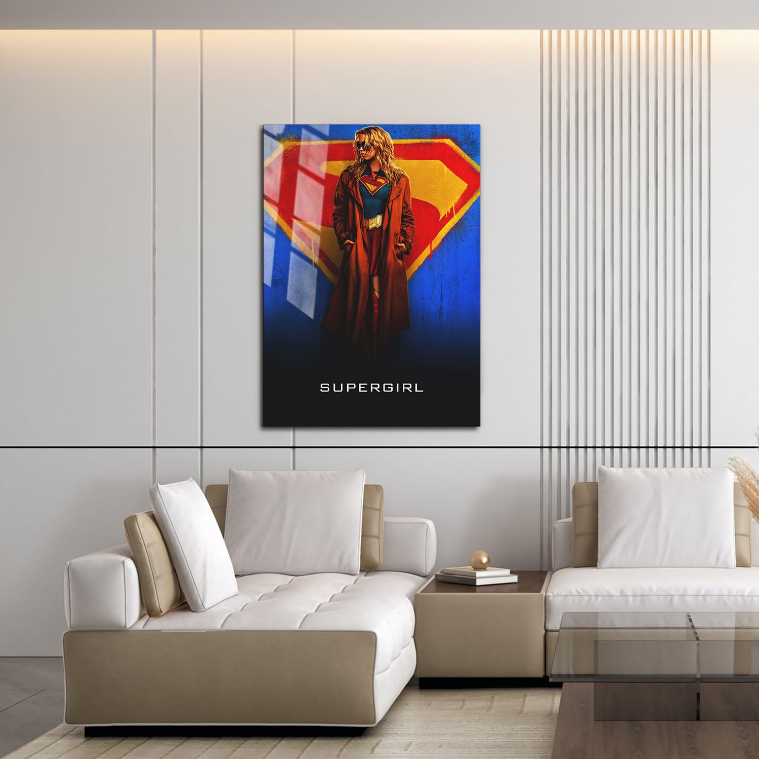 Flex Designs Metal Poster Supergirl Cinematic 16 x 24" Home Goods - Movie 2026 Movie Metal Poster