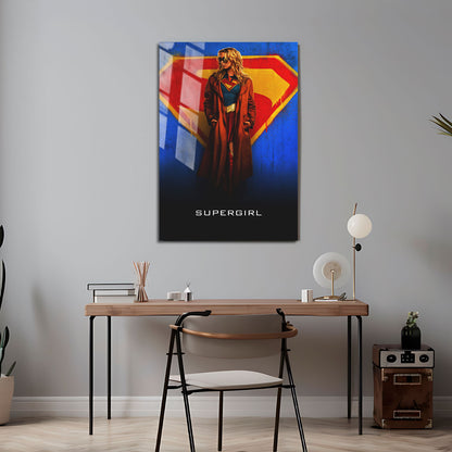 Flex Designs Metal Poster Supergirl Cinematic 5 x 7" Home Goods - Movie 2026 Movie Metal Poster
