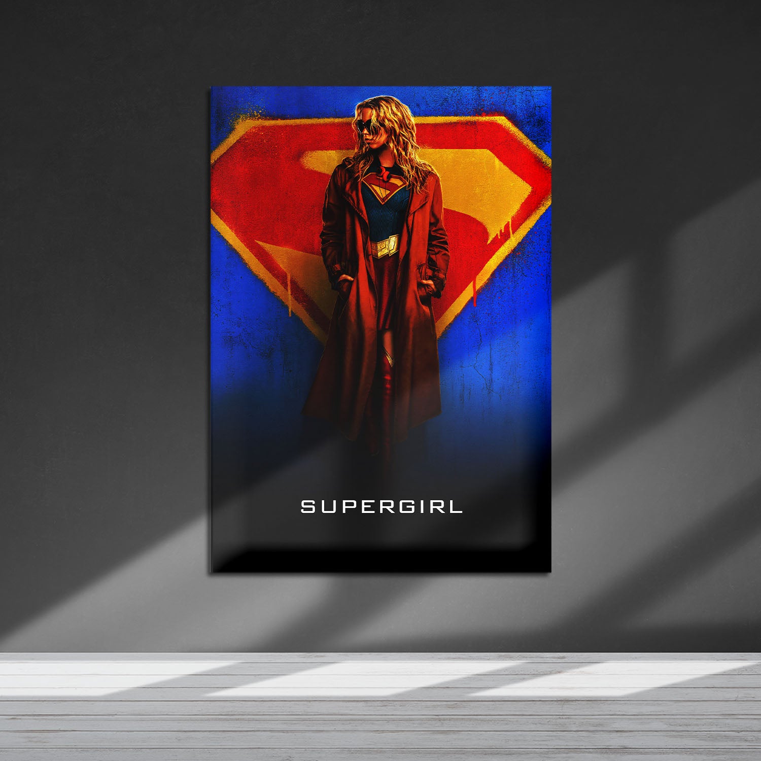 Flex Designs Metal Poster Supergirl Cinematic 5 x 7" Home Goods - Movie 2026 Movie Metal Poster