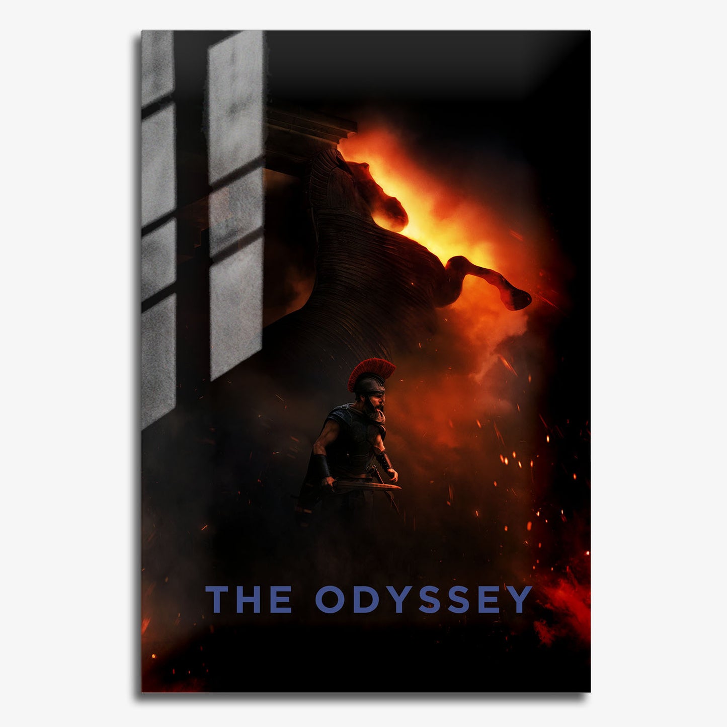 Flex Designs Metal Poster The Odyssey Flames 11 x 17" Home Goods - Movie 2026 Movie Metal Poster