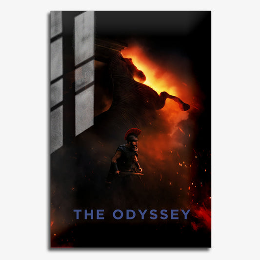 Flex Designs Metal Poster The Odyssey Flames 11 x 17" Home Goods - Movie 2026 Movie Metal Poster