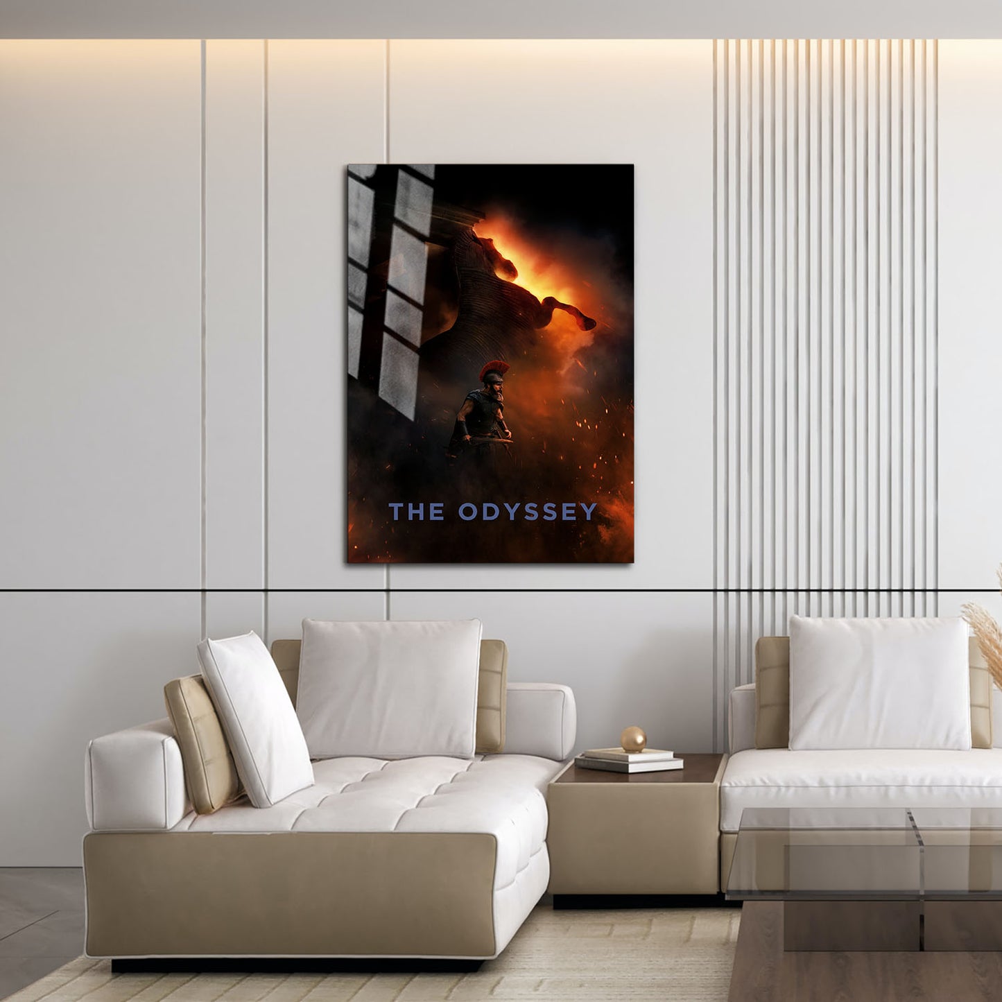 Flex Designs Metal Poster The Odyssey Flames 16 x 24" Home Goods - Movie 2026 Movie Metal Poster