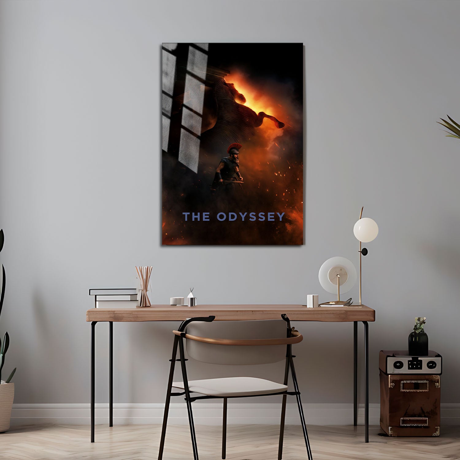 Flex Designs Metal Poster The Odyssey Flames 5 x 7" Home Goods - Movie 2026 Movie Metal Poster