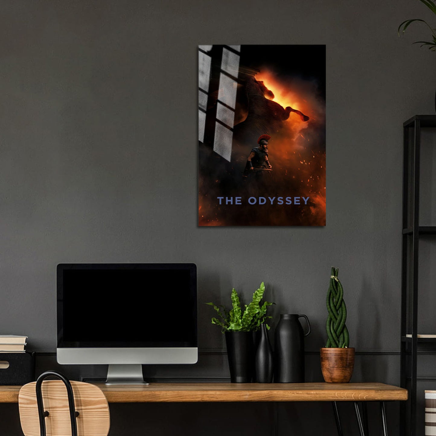 Flex Designs Metal Poster The Odyssey Flames 24 x 36" Home Goods - Movie 2026 Movie Metal Poster