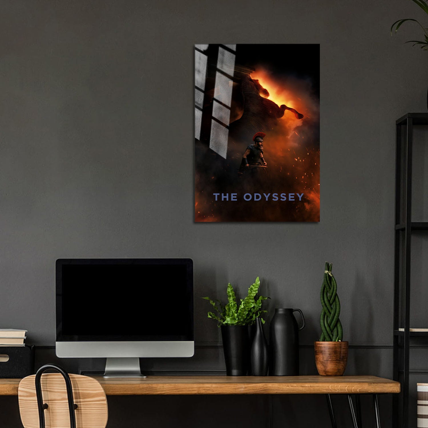 Flex Designs Metal Poster The Odyssey Flames 24 x 36" Home Goods - Movie 2026 Movie Metal Poster