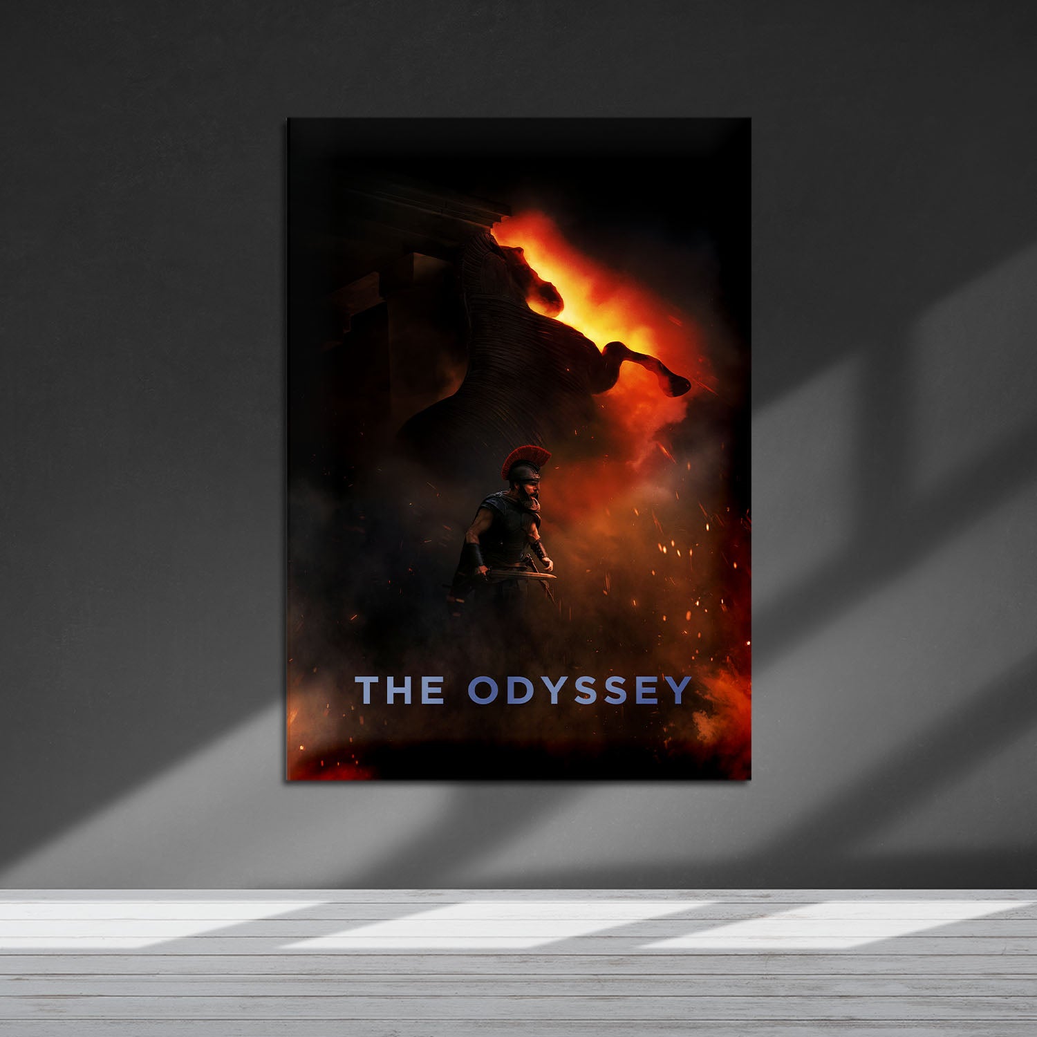 Flex Designs Metal Poster The Odyssey Flames 5 x 7" Home Goods - Movie 2026 Movie Metal Poster