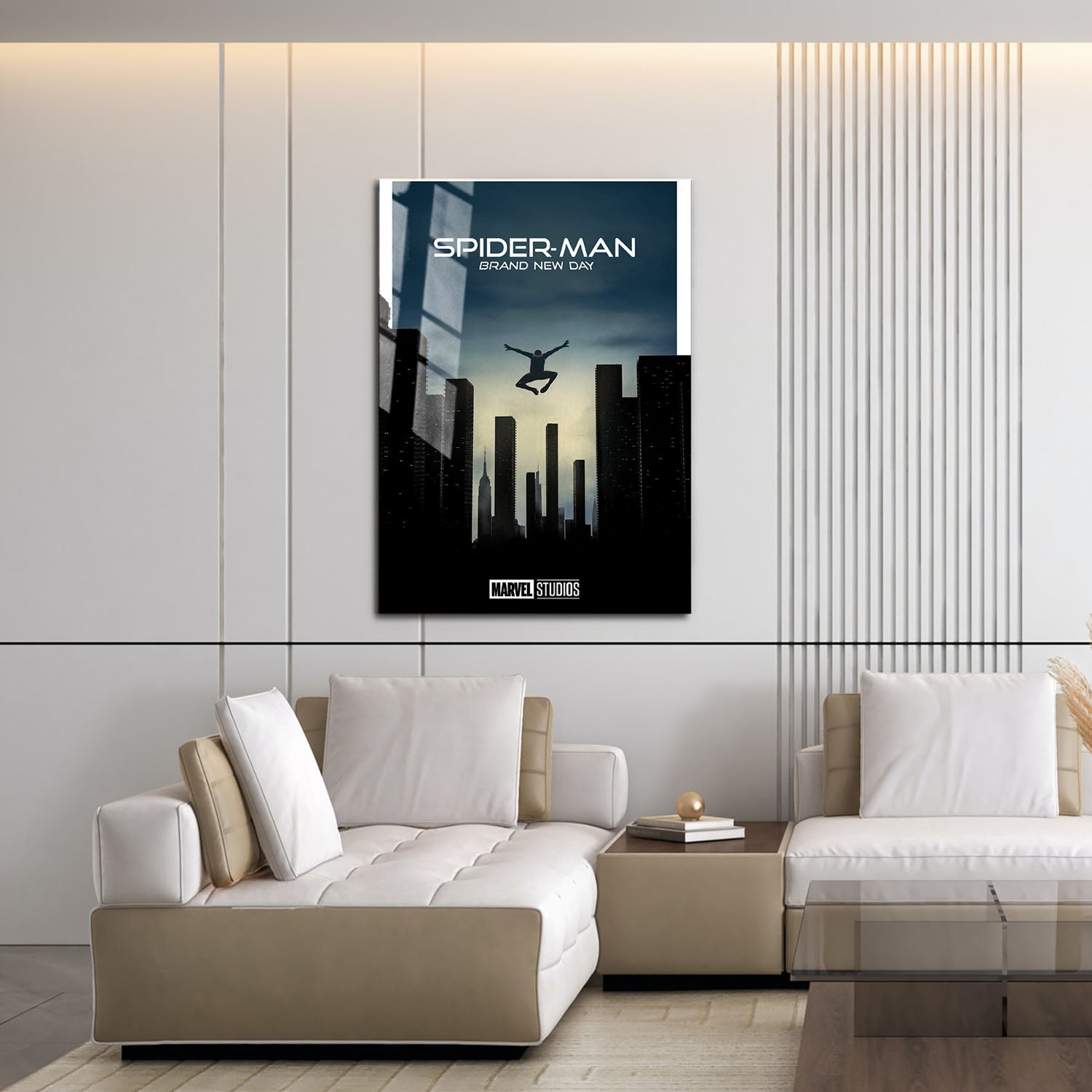 Flex Designs Metal Poster SpiderMan Brand New Day Minimalist 16 x 24" Home Goods - Movie 2026 Movie Metal Poster