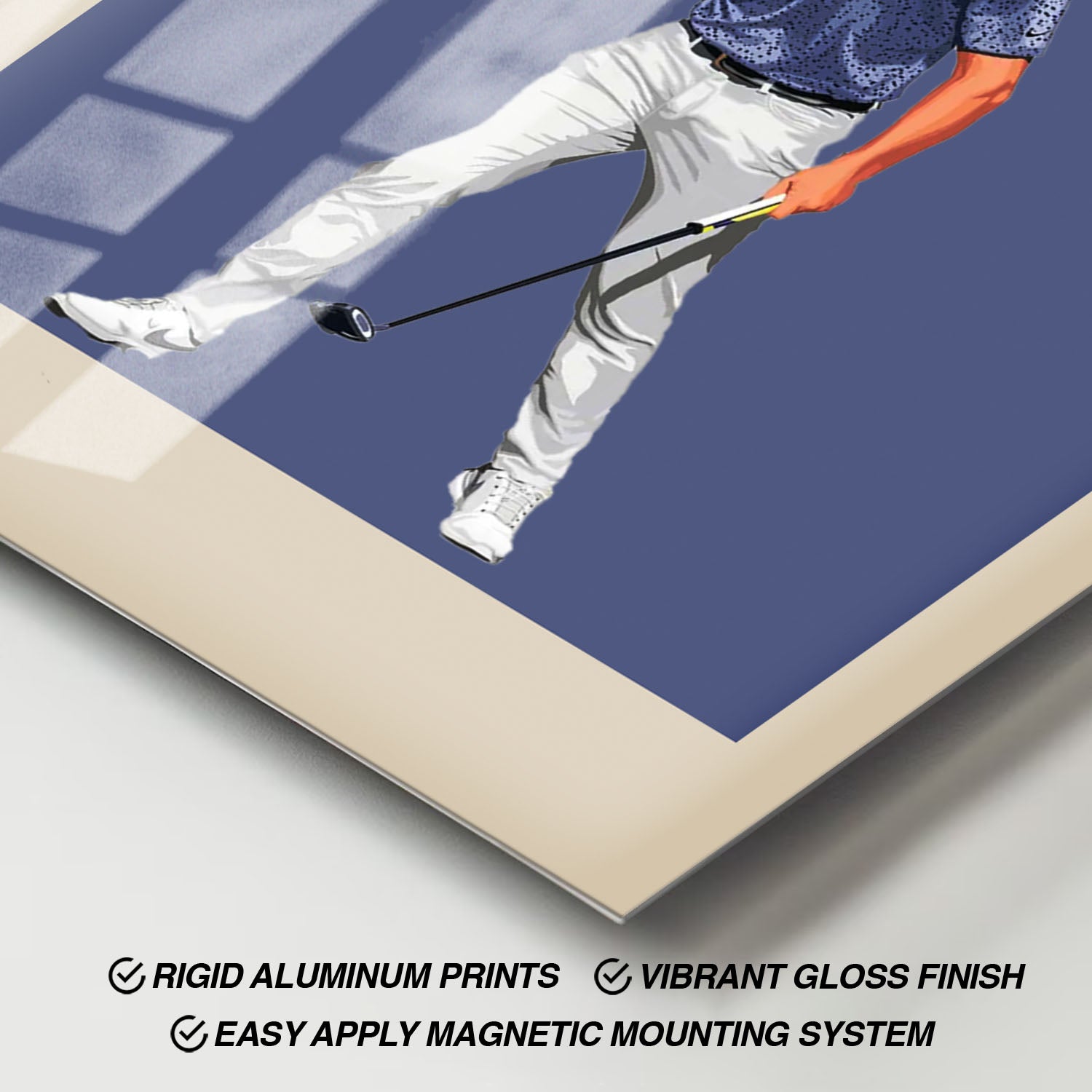 Flex Designs Metal Poster Rory McIlroy FlexM 11 x 17" Home Goods - Sports  Metal Poster