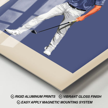 Flex Designs Metal Poster Rory McIlroy FlexM 11 x 17" Home Goods - Sports  Metal Poster