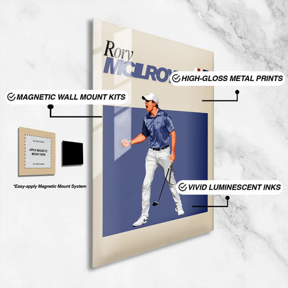 Flex Designs Metal Poster Rory McIlroy FlexM 16 x 24" Home Goods - Sports  Metal Poster