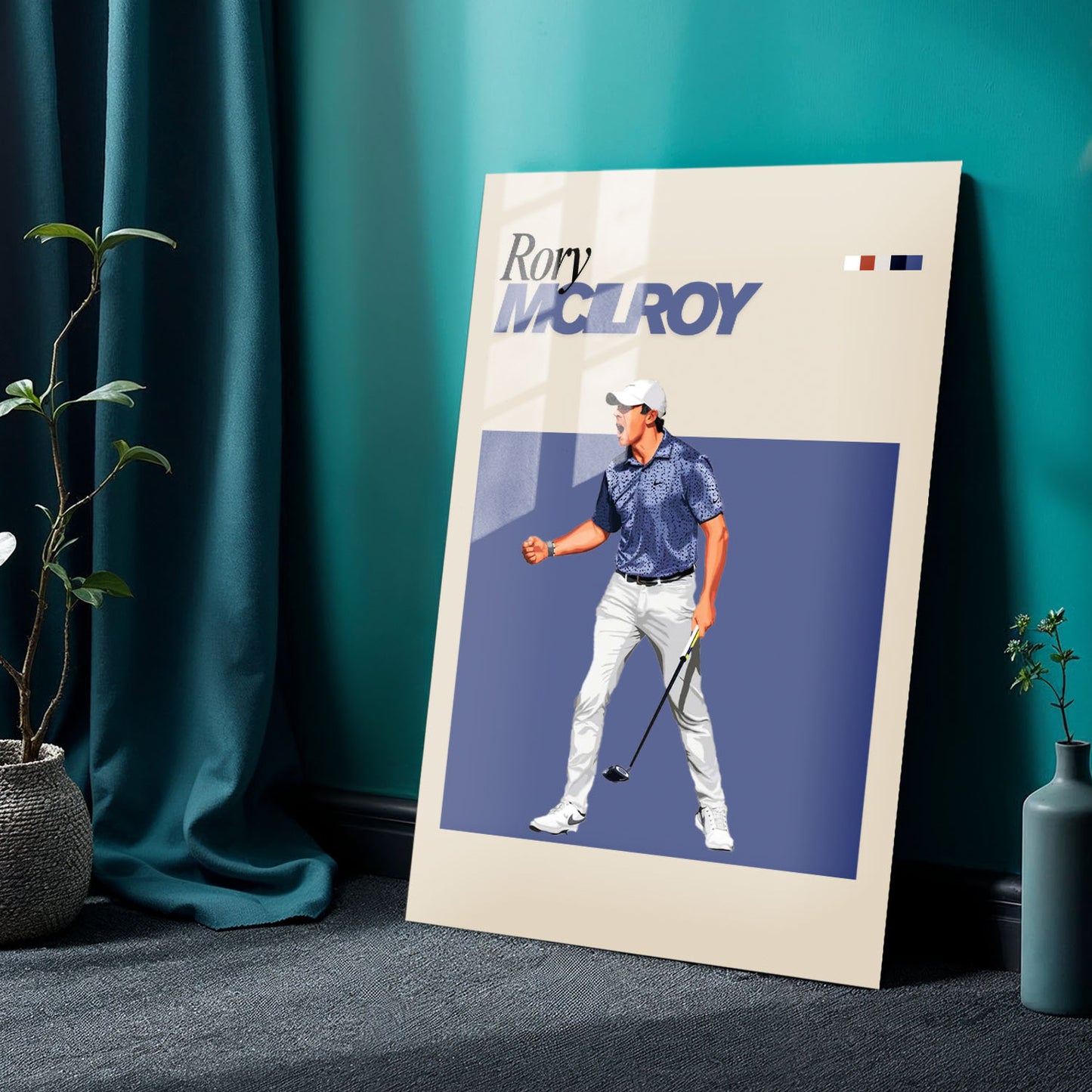 Flex Designs Metal Poster Rory McIlroy FlexM 24 x 36" Home Goods - Sports  Metal Poster