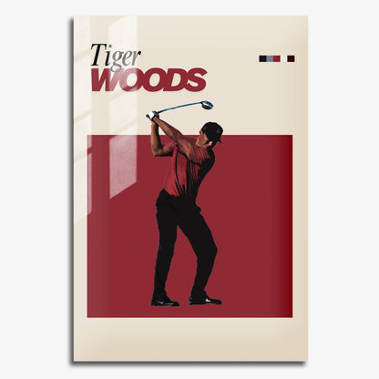 Flex Designs Metal Poster Tiger Woods FlexM 11 x 17" Home Goods - Sports  Metal Poster