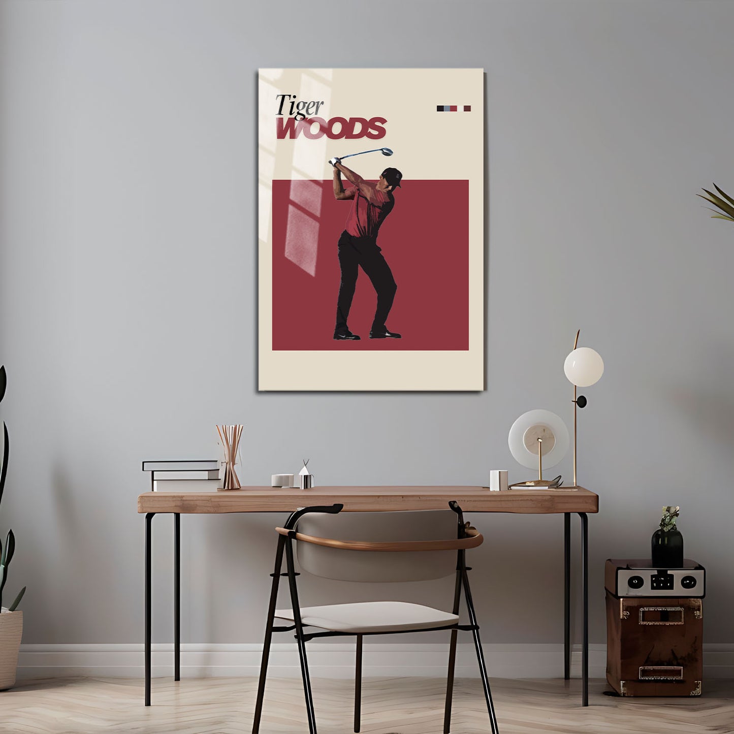 Flex Designs Metal Poster Tiger Woods FlexM 5 x 7" Home Goods - Sports  Metal Poster