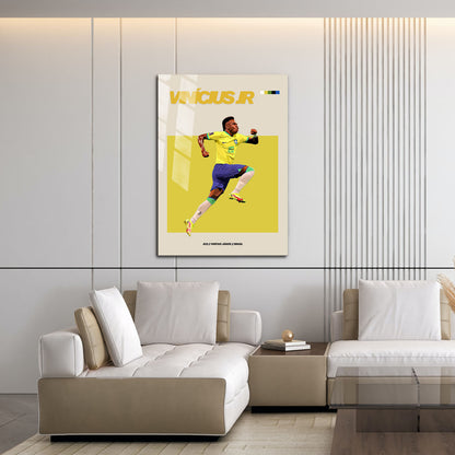 Flex Designs Metal Poster Vinicius Junior FlexM 16 x 24" Home Goods - Sports  Metal Poster