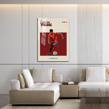 Flex Designs Metal Poster Lamine Yamal FlexM 16 x 24" Home Goods - Sports  Metal Poster