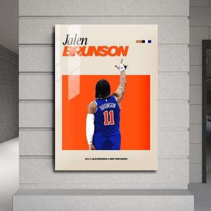 Flex Designs Metal Poster Jalen Brunson FlexM 5 x 7" Home Goods - Sports  Metal Poster