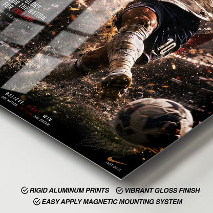 Flex Designs Metal Poster Jude Bellingham England 2026 11 x 17" Home Goods - Sports  Metal Poster