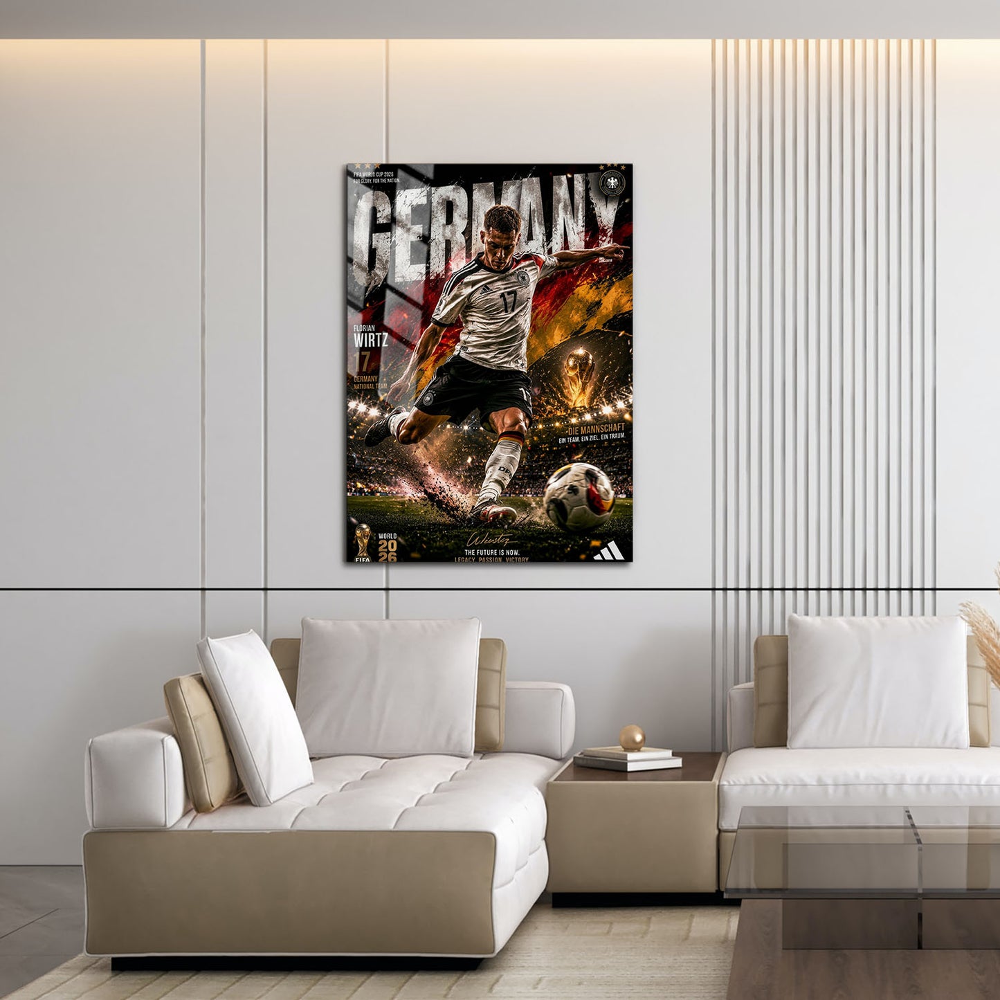 Flex Designs Metal Poster Florian Wirtz Germany 2026 16 x 24" Home Goods - Sports  Metal Poster