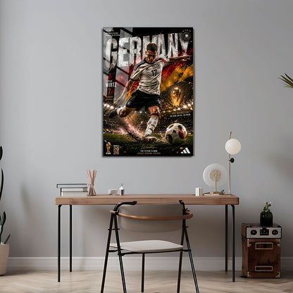 Flex Designs Metal Poster Florian Wirtz Germany 2026 5 x 7" Home Goods - Sports  Metal Poster