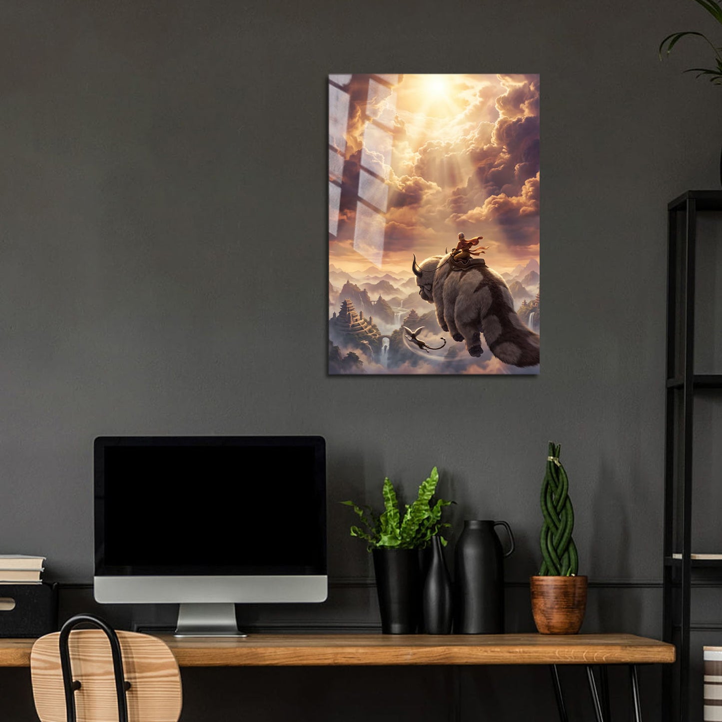 Flex Designs Metal Poster Avatar the Last Airbender 24 x 36" Home Goods - TV Show 2005 TV Show Metal Poster