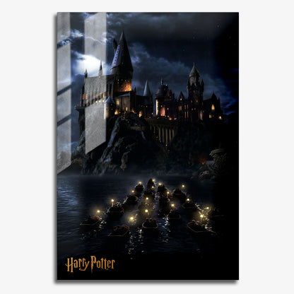 Flex Designs Metal Poster Harry Potter Welcome to Hogwarts 11 x 17" Home Goods - Movie 2001, 2002, 2004, 2005, 2007, 2009, 2010, 2011 Movie Metal Poster