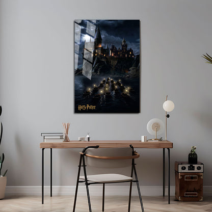 Flex Designs Metal Poster Harry Potter Welcome to Hogwarts 5 x 7" Home Goods - Movie 2001, 2002, 2004, 2005, 2007, 2009, 2010, 2011 Movie Metal Poster
