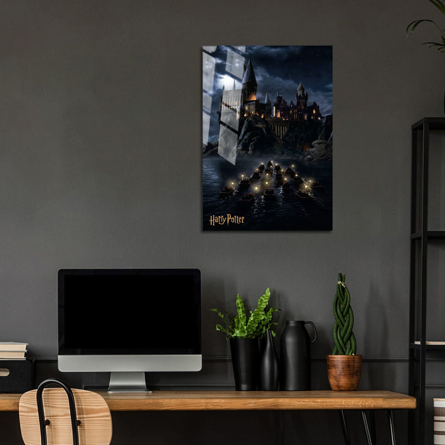 Flex Designs Metal Poster Harry Potter Welcome to Hogwarts 24 x 36" Home Goods - Movie 2001, 2002, 2004, 2005, 2007, 2009, 2010, 2011 Movie Metal Poster