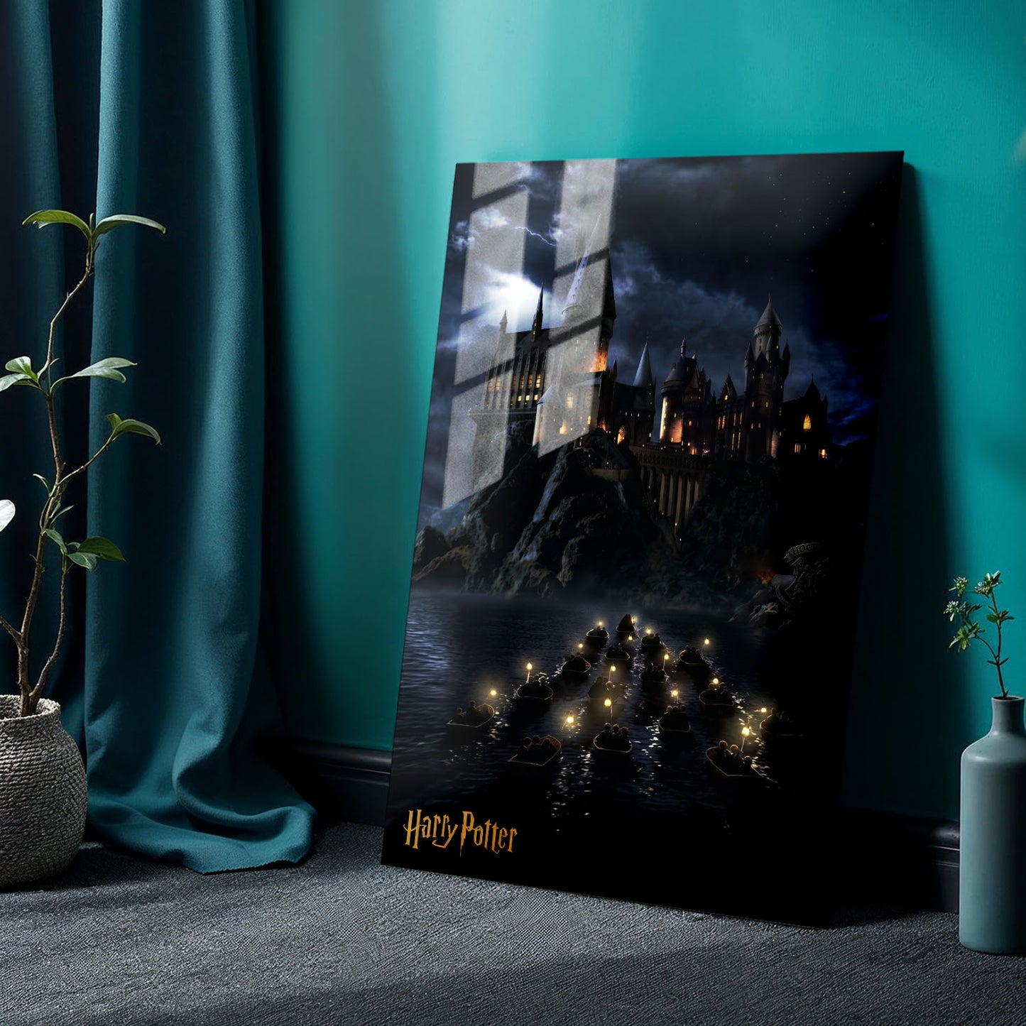 Flex Designs Metal Poster Harry Potter Welcome to Hogwarts 24 x 36" Home Goods - Movie 2001, 2002, 2004, 2005, 2007, 2009, 2010, 2011 Movie Metal Poster