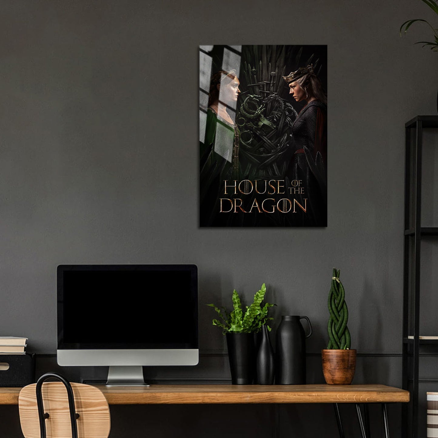 Flex Designs Metal Poster House of the Dragon Alternate 24 x 36" Home Goods - TV Show 2022 TV Show Metal Poster