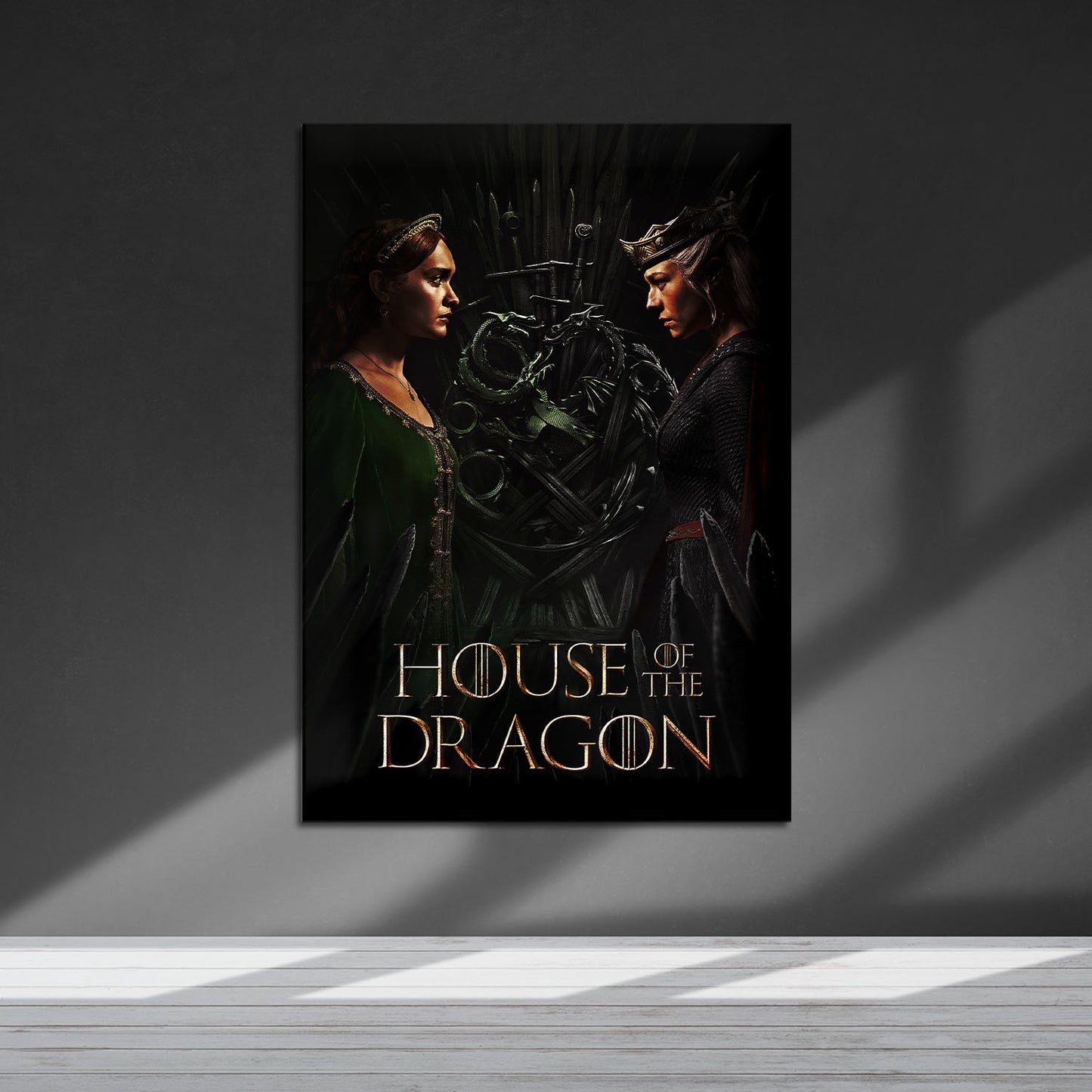 Flex Designs Metal Poster House of the Dragon Alternate 5 x 7" Home Goods - TV Show 2022 TV Show Metal Poster