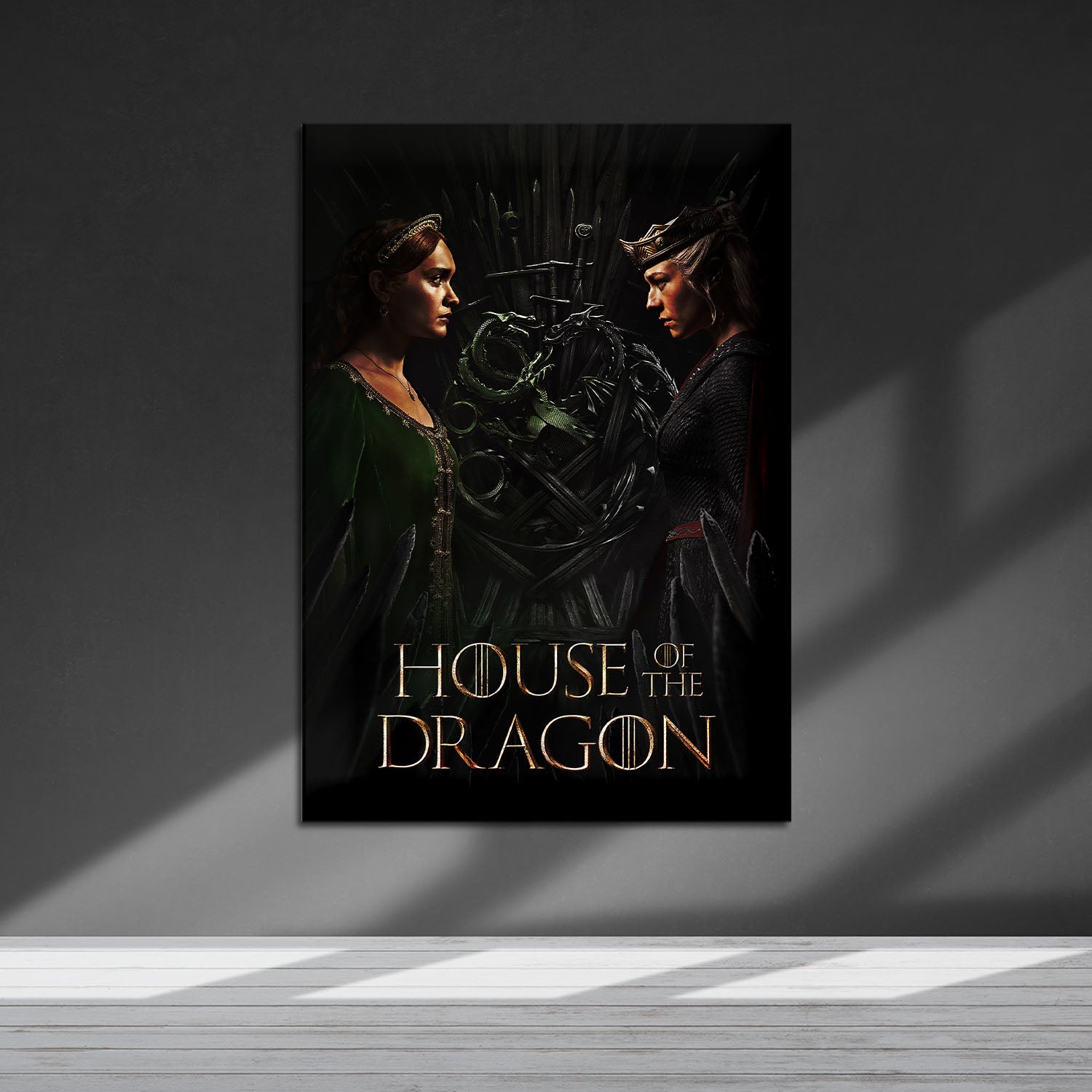 Flex Designs Metal Poster House of the Dragon Alternate 5 x 7" Home Goods - TV Show 2022 TV Show Metal Poster