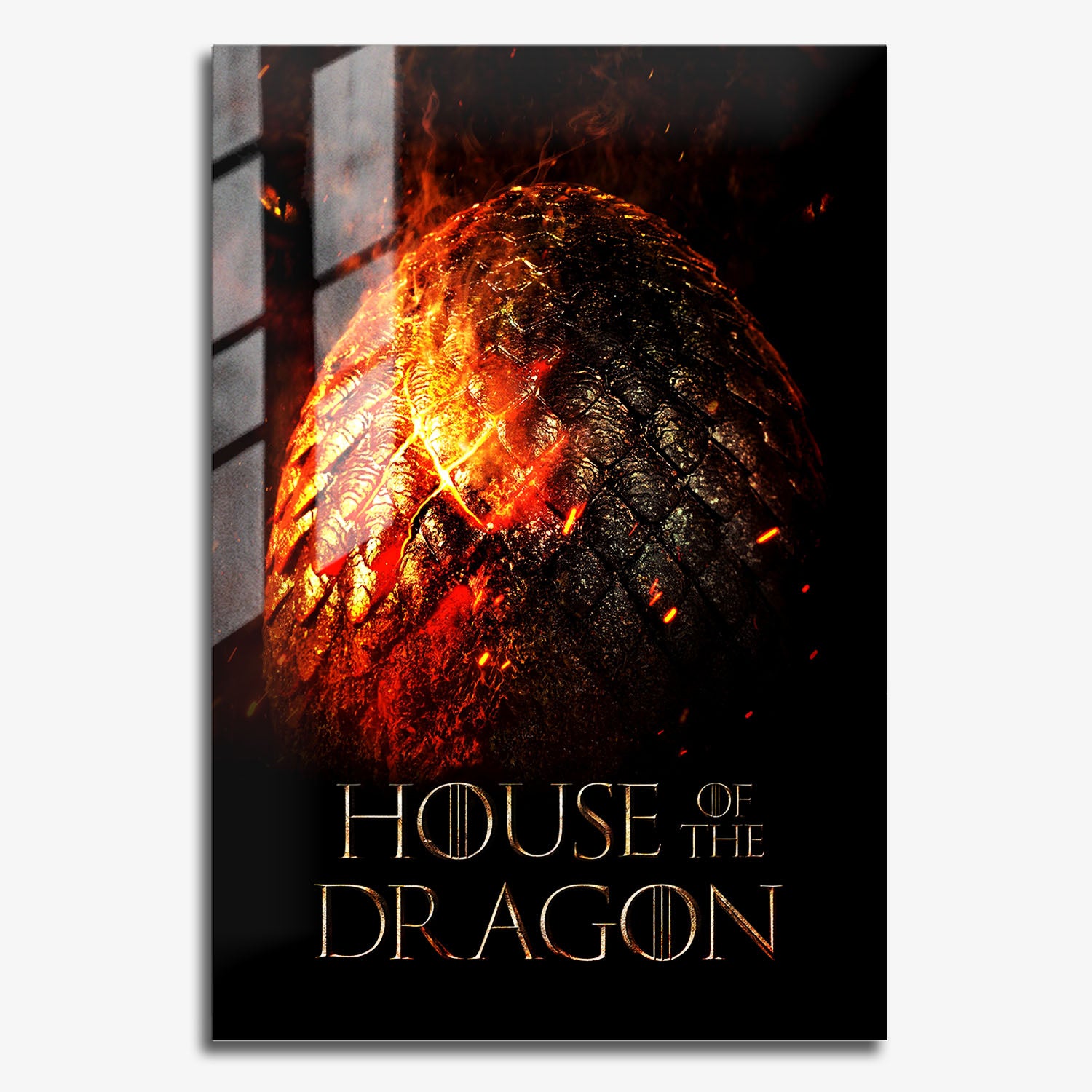 Flex Designs Metal Poster House of the Dragon Cover 11 x 17" Home Goods - TV Show 2022 TV Show Metal Poster